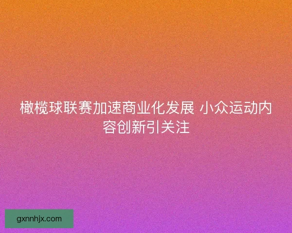 橄榄球联赛加速商业化发展 小众运动内容创新引关注